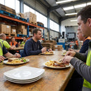 White Square Plates – 215mm – Durable Porcelain | 5mm Thickness | Commercial Grade – Indoor/Outdoor