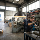Old Factory Pendant Light – 305mm – Pewter Finish | Industrial Style | Indoor Use