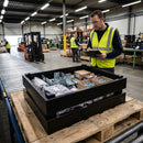 Buffet Crate – Black – Durable Plastic | GN1/2 Size | Heavy Duty – Commercial Use