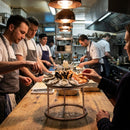 Seafood Tower Stand – Small 180x125mm – Vintage Copper Hammered Finish – Restaurant & Home Serveware