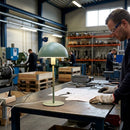 Indoor Table Lamp – Green – Metal | 20cm Height | 40W | Commercial – Indoor