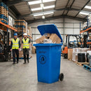 Wheelie Bin – 240L Blue – High-Density Polythene, UV & Chemical Resistant – Domestic & Commercial Waste