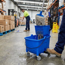 Mop Bucket with Foot Pedal – 25L – Plastic | Durable | Commercial – Indoor/Outdoor