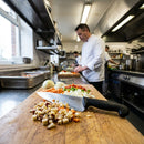 Chef Knife – 25cm Black – Stainless Steel | 2.5mm Thickness | Commercial Grade – Indoor/Outdoor