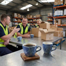 Steelite Revolution Bluestone Cups – 85ml – Durable Stoneware | 12 Pack – Commercial Use