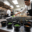 Melamine Ramekins – 40ml Black – Durable, Stain-Resistant – Commercial Food Service