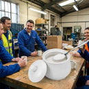 Sugar Bowls – 75mm – Lidded Oval | Durable Material | Commercial Grade – Domestic Use