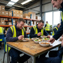 Melamine Bowls – 150mm White with Multi-Colored Mosaic Rim – 48 Pack – Durable for Schools & Care Homes