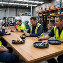 Stack Plates – 159mm Dia | 22mm H | Durable Steel | Commercial – Indoor/Outdoor