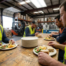Compostable Bagasse Plates – 179mm – Eco-Friendly Material | 3mm Thickness | 50 Pack – Commercial