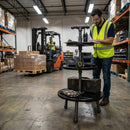 Steel Pipe Stand – 3-Tier 355x509mm – Steel | 3mm Thickness | 100kg Load Capacity | Industrial – Warehouse