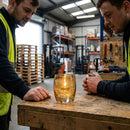 Votive Glasses – 95mm – Gold Lustre | Durable Glass | 12 Pack – Indoor/Outdoor