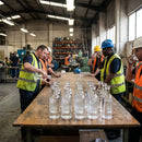 Polycarbonate Vision Bottles – 1 Liter – Shatter-Resistant, Glasswasher Safe – Commercial & Outdoor Use (12 Pack)