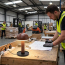 Table Lamp – 200mm Chestnut – Round Dome | Indoor Use