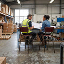 Stacking Mid Bar Stool – Vintage Red – Durable Plastic | 4cm Thickness | 120kg Load Capacity | Commercial – Indoor