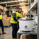 Commercial Rice Cooker – 4.2Ltr Dry, 10Ltr Cooked Capacity – 1.535kW Power – Bulk Restaurant Use