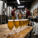 Stemmed Beer Glasses – 420ml – Glass | 6 Pack | Commercial Use – Indoor/Outdoor
