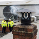 Chimney Cap – Black – Durable Metal | Weather Resistant | Industrial Grade – Outdoor