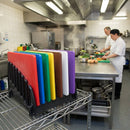 Plastic Chopping Board Rack – 7 x 14mm Slots – Durable Plastic – Commercial Kitchen Use