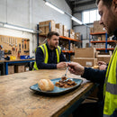 Oblong Chefs Plates – 180 x 101mm – Semi-Matte Vellum Glaze, Rustic Edge – Commercial & Hospitality Use
