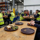 Coupe Plates – 165mm Deep Purple – Stoneware | 5mm Thickness | Commercial Grade – Indoor/Outdoor
