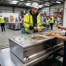 Wet Heat Bain Marie – 1/2 GN & 1/4 GN Pans Included – Easy Drain Tap – Commercial Kitchen
