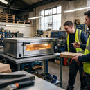 Commercial Electric Pizza Oven – Double-Glazed Safety Glass – Crisp Base Cooking – Restaurant & Pizzeria Use
