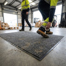 Entrance Mat – 1500 x 900mm Steel Colour – Fabric Construction – Commercial & Hospitality Use