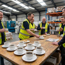 Whiteware Saucers – 150mm – Durable Ceramic | 5mm Thickness | Commercial Grade – Domestic