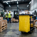 Spare Cleaning Trolley Bag – 80L Yellow – Heavy Duty Replacement – Commercial Janitorial Use