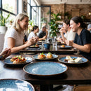 Coupe Plates – 152mm Indigo – Hand-Glazed Porcelain – Commercial & Home Dining