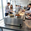 Electric Bain Marie – Twin Pot – Adjustable Temperature – Portable Catering
