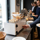 Toaster – White – 6 Slot | 2 Additional Elements – Domestic