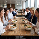 Porcelain Noodle Bowls – 183mm Barley White – Super Vitrified – Restaurant & Home Use