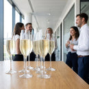 Champagne Glasses – 300ml – Fine Cut Crystal – Home & Event Use