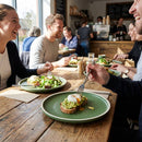 Porcelain Dinner Plates – 265mm Forest Green – Vitrified Porcelain – Commercial Dining