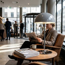 Indoor Table Lamp – Chrome – Metal | 20cm Height | 40W Max | Commercial – Indoor
