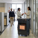 Indoor Cabinet Heater – Grey – 4.2kW Heat Output, Butane Gas – Home & Office Use