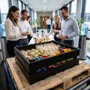 Buffet Crate – Black – Durable Plastic | GN1/2 Size | Heavy Duty – Commercial Use