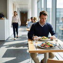 Triangular Plates – 265mm Blueberry – Artisan Glazed Porcelain – Restaurant & Catering
