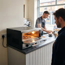 Professional Pizza Deck Oven – Black – Firebrick Base – Commercial Kitchen