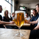 Nucleated Toughened Draught Beer Glasses – 280ml CE Marked – Glass – Commercial & Home Bar Use