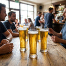 Pilsner Beer Glasses – 340ml – Glass | 24 Pack | Commercial Use – Indoor/Outdoor