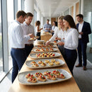 Rectangular Plates – 127 x 269mm Peppercorn Grey – Rustic Glazed Porcelain – Commercial & Restaurant Use