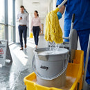 Graduated Cleaning Bucket – 14L Grey – Polyethylene with Pouring Lip – Commercial & Domestic Use