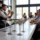Stainless Steel Martini Glasses – 240ml – Set of 6 – Durable Drinkware for Bars & Restaurants
