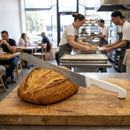 Serrated Pastry Knife – 25.4cm White – Stainless Steel Blade – Bakery & Kitchen Use