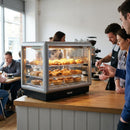 Heated Display Unit – 750mm – Rear Sliding Glass Doors, High Capacity – Commercial Use