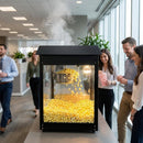 Popcorn Machine – Black – Stainless Steel | 1.5mm Thickness | 8oz Capacity | Commercial – Indoor
