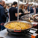 Carbon Steel Paella Pan – 50cm – Heavy Duty Carbon Steel | 2mm Thickness | Commercial Grade – Indoor/Outdoor
